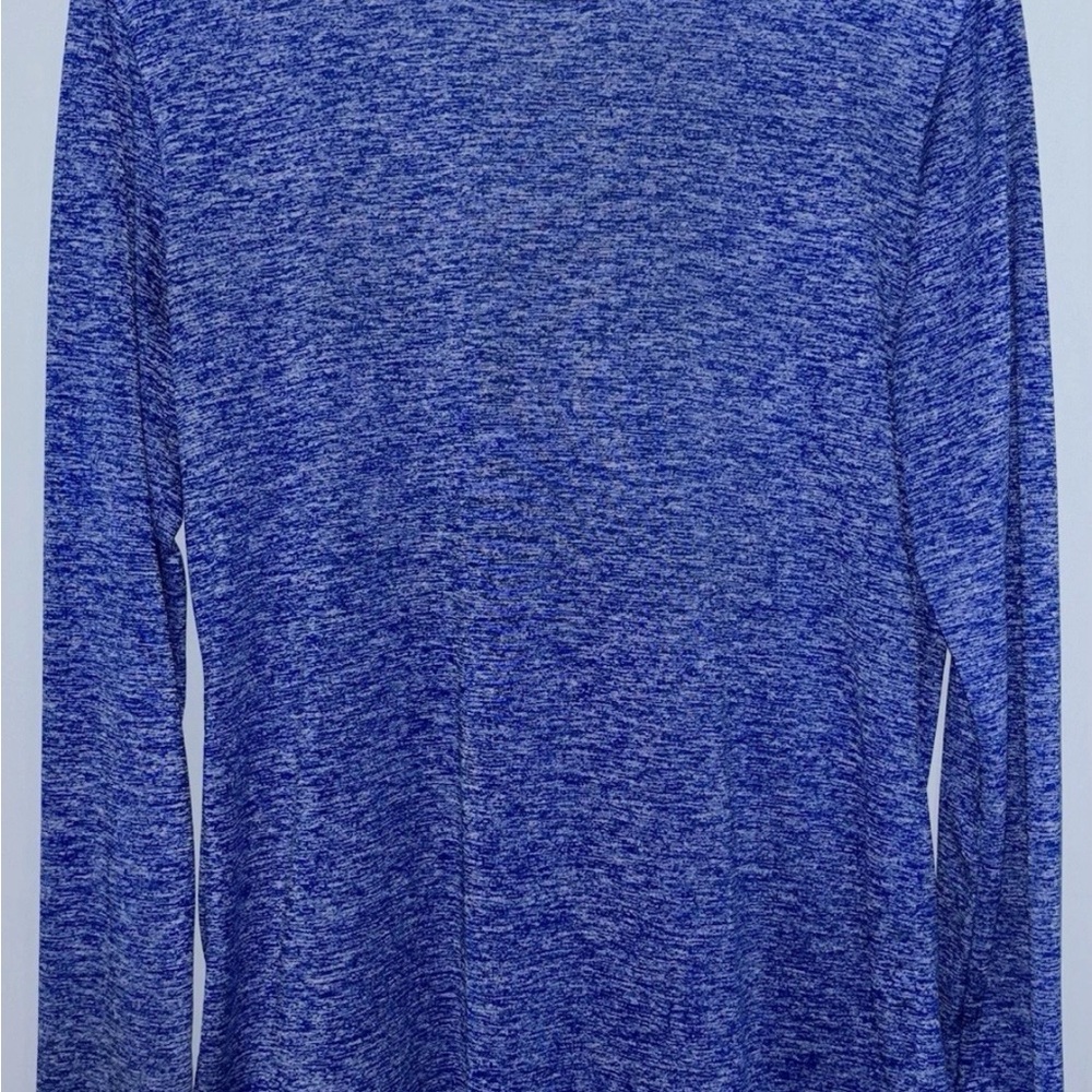BCG Womens Size L Activewear Workout Running Performance Top Hoodie Blue Gray